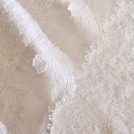 Karaca Home Artisan Demeter %100 Pamuk El Havlusu Ekru 50x90 cm