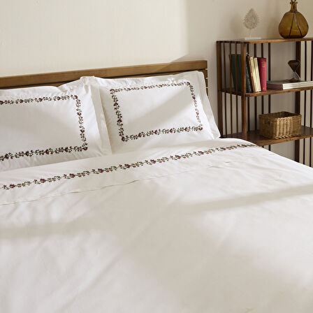 Karaca Home Merlith Çift Kişilik Nevresim Takımı Beyaz