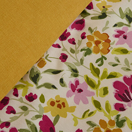 Sarah Anderson Bloomsy Çift Kişilik Nevresim Takımı Pembe