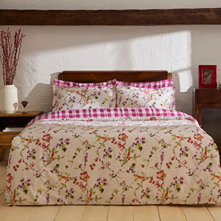 Karaca Home Berry Hills Çift Kişilik Nevresim Takımı Mürdüm