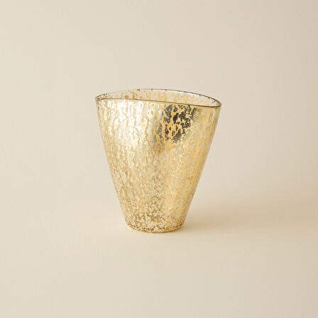 Karaca Home Jolie Vazo Gold 23X13,5X23 cm