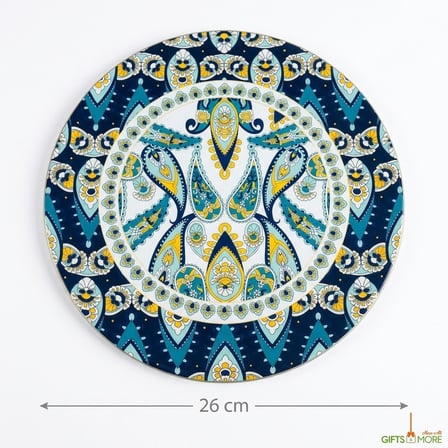LOTUS BLUE SHAWL 6 PARÇA SERVİS TABAK