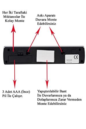 Şahnet Pilli Anahtarlı Dolap İçi Lamba - Beyaz Işık Kamp Lambası