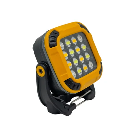 PANTHER PT-6217 USB Şarjlı El Feneri 3W 16 SMD Led 500 Lumen Beyaz Sarı Kırmızı Işık SOS Modu Taşınabilir Kamp Feneri