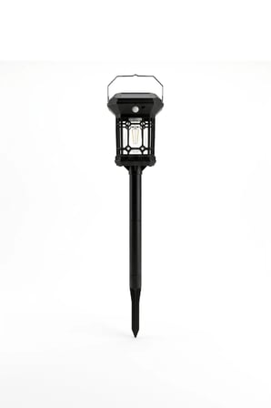 Panther Bahçe Lambası Solar LED Hareket Sensörlü Dekoratif Dış Mekan Aydınlatma Sarı Işık - PT-B215
