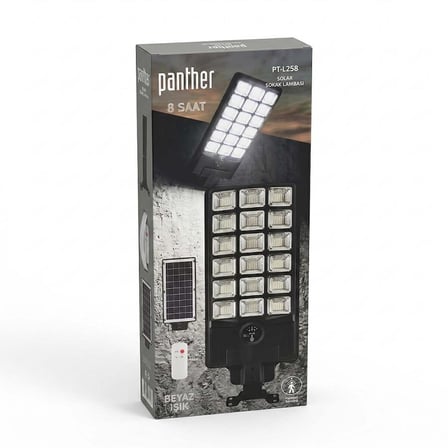 PANTHER PT-L258 SOLAR LED SOKAK LAMBASI