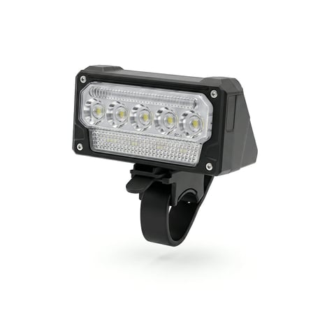 Panther PT-6021 Karanlık Sensörlü USB Type-C Şarjlı Bisiklet El Feneri 600 Lümen
