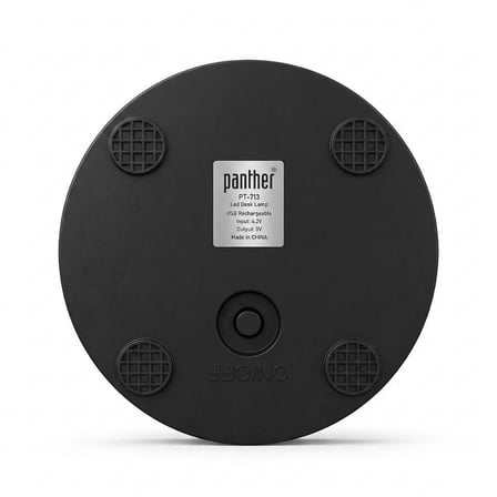 Panther PT-713 Metal Gövdeli Dokunmatik ve Dimmerlı USB Şarjlı Masa Lambası Beyaz,Sarı ve Günışığı Bir arada