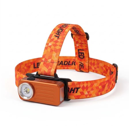 Panther PT-5524 Mıknatıslı & Klipsli Çok Renkli RGB 2000 Lümen Lazer LED USB Şarjlı Kafa Lambası