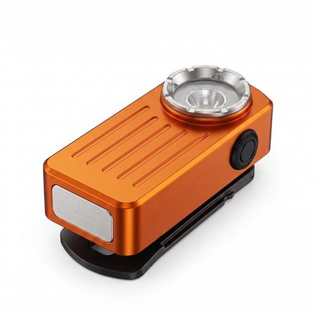 Panther PT-5524 Mıknatıslı & Klipsli Çok Renkli RGB 2000 Lümen Lazer LED USB Şarjlı Kafa Lambası