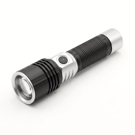 PANTHER PT-4103 ZOOM ÖZELLİKLİ USB ŞARJLI EL FENERİ ALÜMİNYUM GÖVDE