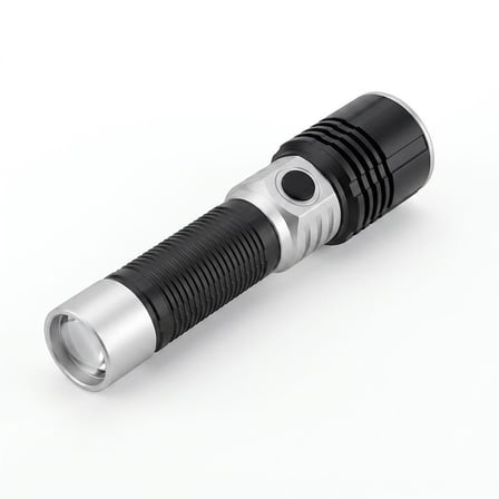 PANTHER PT-4103 ZOOM ÖZELLİKLİ USB ŞARJLI EL FENERİ ALÜMİNYUM GÖVDE