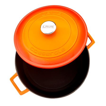 Lava Döküm Yuvarlak Tencere. Folk Çap(Ø)28cm.