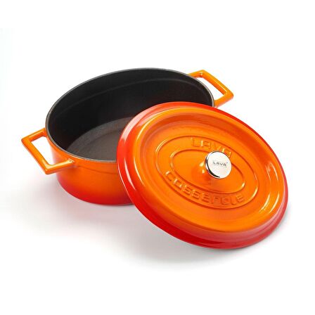 Lava 21 cm Döküm Derin Tencere