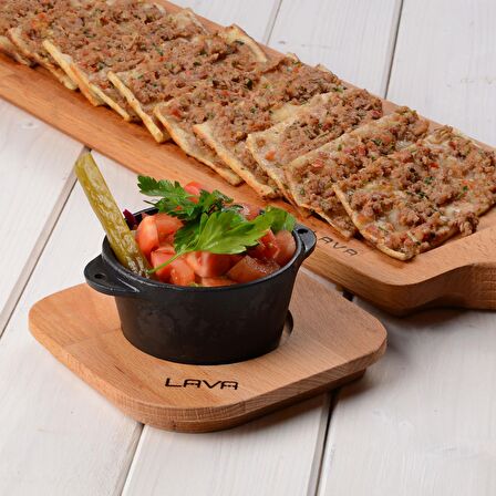 Lava Döküm Yuvarlak Sufle / Sos Kabı. Çap(Ø)8cm.