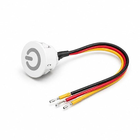 Powermaster PM-30775 5V 13 Mm Kablolu Beyaz LED Dimmer Switch Buton