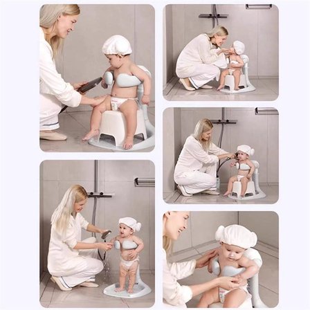 SN-29260 Bebek ve Çocuk Yıkama Banyo Yardımcı Standı Boy Ayarlı ve Ayaklı Yıkama Standı