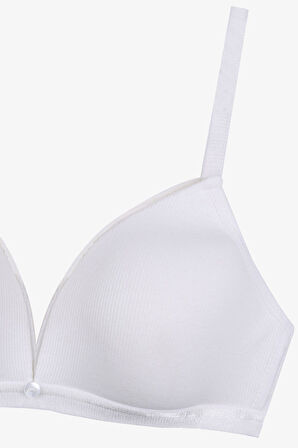 Kadın Fitilli Düğme Detaylı Sütyen