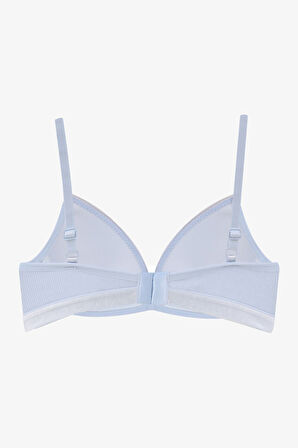 Kadın Fitilli Düğme Detaylı Sütyen