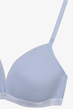 Kadın Fitilli Düğme Detaylı Sütyen