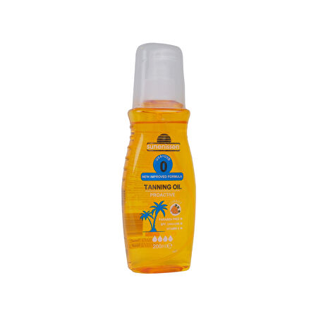 Sunenıssen 0 Faktör Bronzlaştırıcı Havuç Yağı 200 Ml