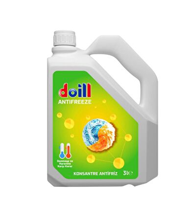 Konsantre - Saf 3 Litre Yeşil Antifriz - G11 (Üretim Yılı:2024)