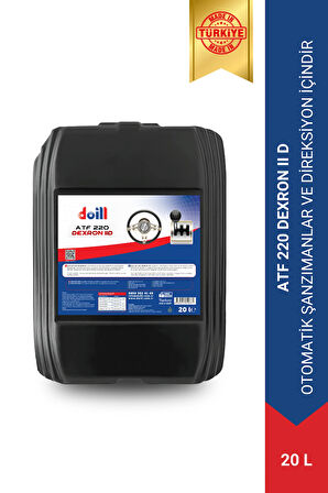 ATF 220 DEXRON II-D 2-D 20 Litre Direksiyon - Otomatik Şanzıman Yağı (Üretim Yılı: 2025) 