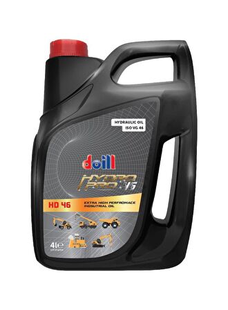 HYDROPRO HD 46 ISO VG 46 4 Litre Hidrolik Sistem Yağı