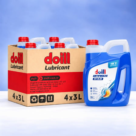 -55 / -56 Derece Hazır Karışım 4 x 3 Litre Mavi Antifriz - G11