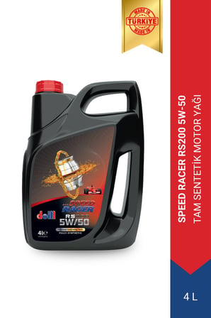SPEED RACER 5W-50 API SN/CF ACEA A3/B4 4 x 4 Litre Tam Sentetik Motor Yağı