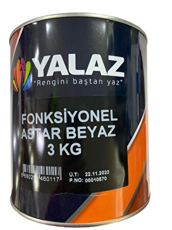 Yalaz Fonksiyonel Astar 3 Kg Beyaz