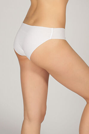 Kadın Dikişsiz Basic Pamuk Hipster Külot