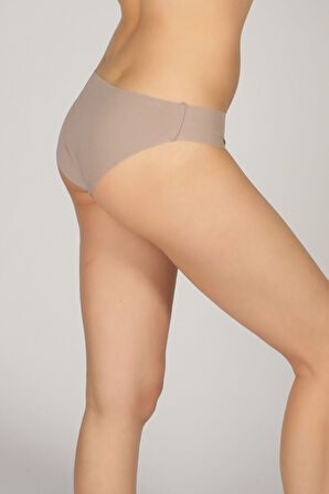 Kadın Dikişsiz Basic Pamuk Hipster Külot