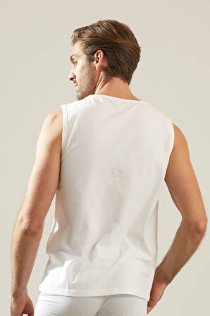 Erkek Basic Kolsuz Pamuk Atlet