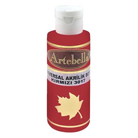 Kırmızı Akrilik Boya Artebella Kırmızı Akrilik Boya 3017 Kırmızı 130 ml