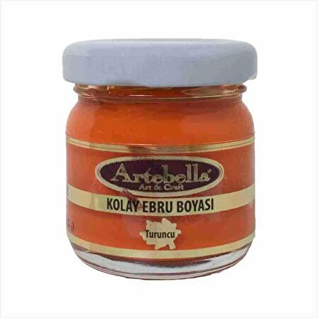 Artebella Kolay Ebru Boyası Turuncu 40ml