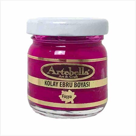 Artebella Kolay Ebru Boyası Fuşya 40ml