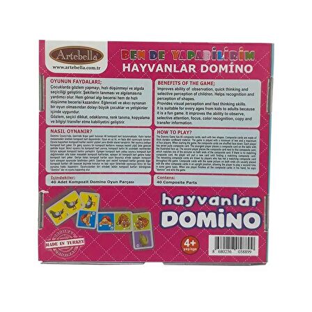 Artebella Hayvanlar Domino