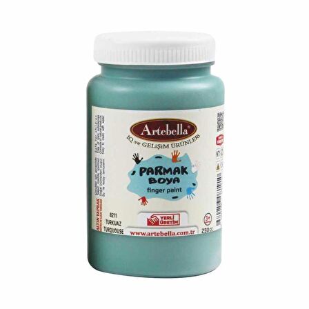 Artebella Parmak Boya Turkuaz 250ml