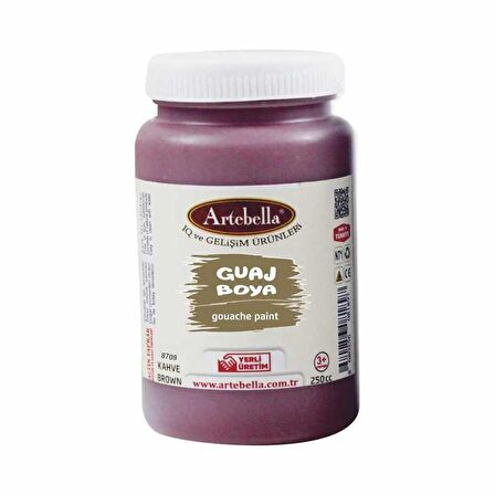 Artebella Guaj Boya Kahverengi 250ml