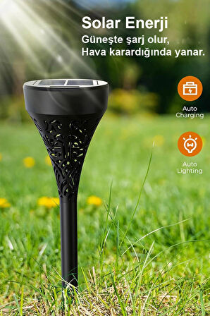 Greentech Güneş Enerjili Bahçe / Çim Aydınlatma 6 Adet / GT-SL17N