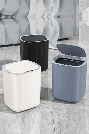 Greentech Sensörlü 28 Litre Çöp Kovası (Şarj Edilebilir Lityum Pilli) / GT-SC07 B