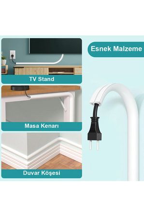 Greentech Esnek Kablo Kanalı KREM / GT-KK13