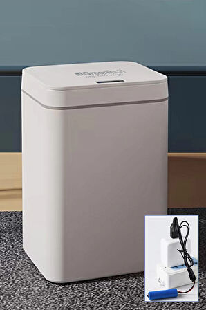 Greentech Sensörlü 16 Litre Çöp Kovası (Şarj Edilebilir Lityum Pilli) / GT-SC03