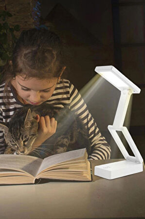 Greentech Masaüstü Şarjlı Katlanabilir Portatif LED Aydınlatma / GT-CL11P