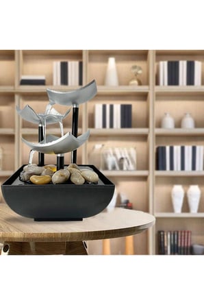 Greentech Dekoratif Masaüstü Işıklı Mini Şelale GT-DF01 