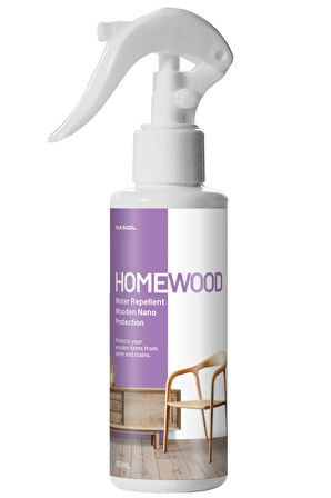 HomeWood Ev Ahşap Yüzeyler İçin Nano Koruyucu-150 Ml-Sıvı İtici, Leke Önleyici Sprey