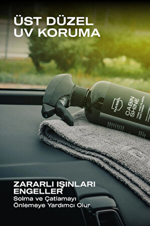 CabinShine Araç İçi Aksesuar Ve Plastik Parlatıcı, Onarıcı-500 mL-Torpido Bakım ve Parlatma
