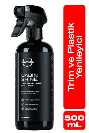 CabinShine Araç İçi Aksesuar Ve Plastik Parlatıcı, Onarıcı-500 mL-Torpido Bakım ve Parlatma