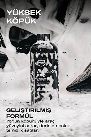 Cleanion Pro New Formula Araç Konsantre Şampuan-500 Gr-Narenciye Kokulu Fırçasız Oto Yıkama